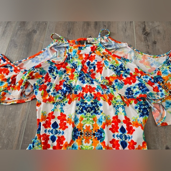 Janette Fashion Floral Off-Shoulder Jumpsuit - Picture 9 of 14